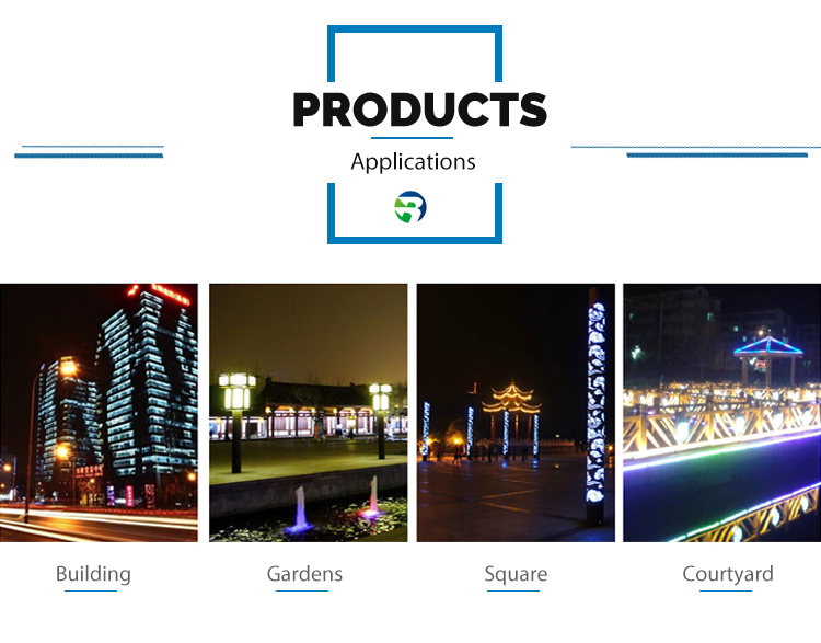 Various outdoor applications for solar lighting