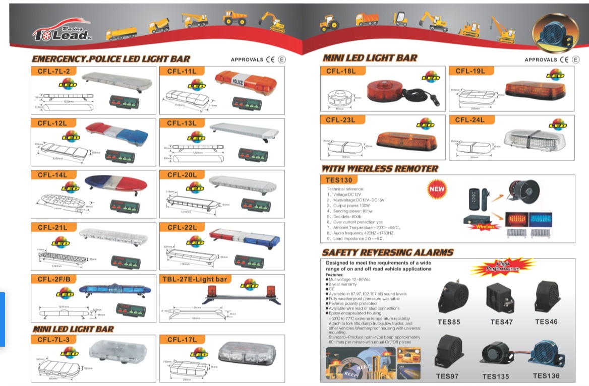LED Strobe Warning Light Bar for Emergency Vehicles