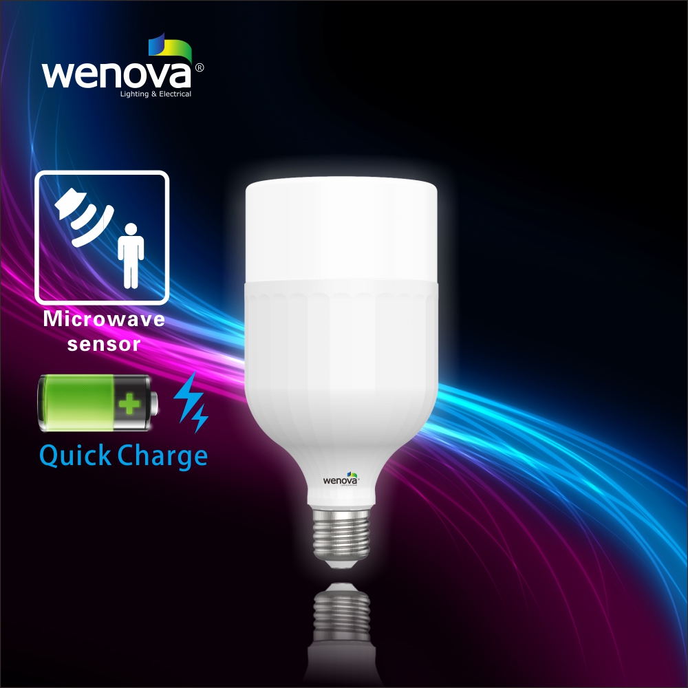 LED T-Shape Light Bulb with Motion Sensor
