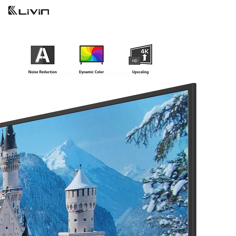 LED TV Backlight LED 4K 55 Inch UHD A Grade LED Android Smart TV Soundbar TV - Image 2