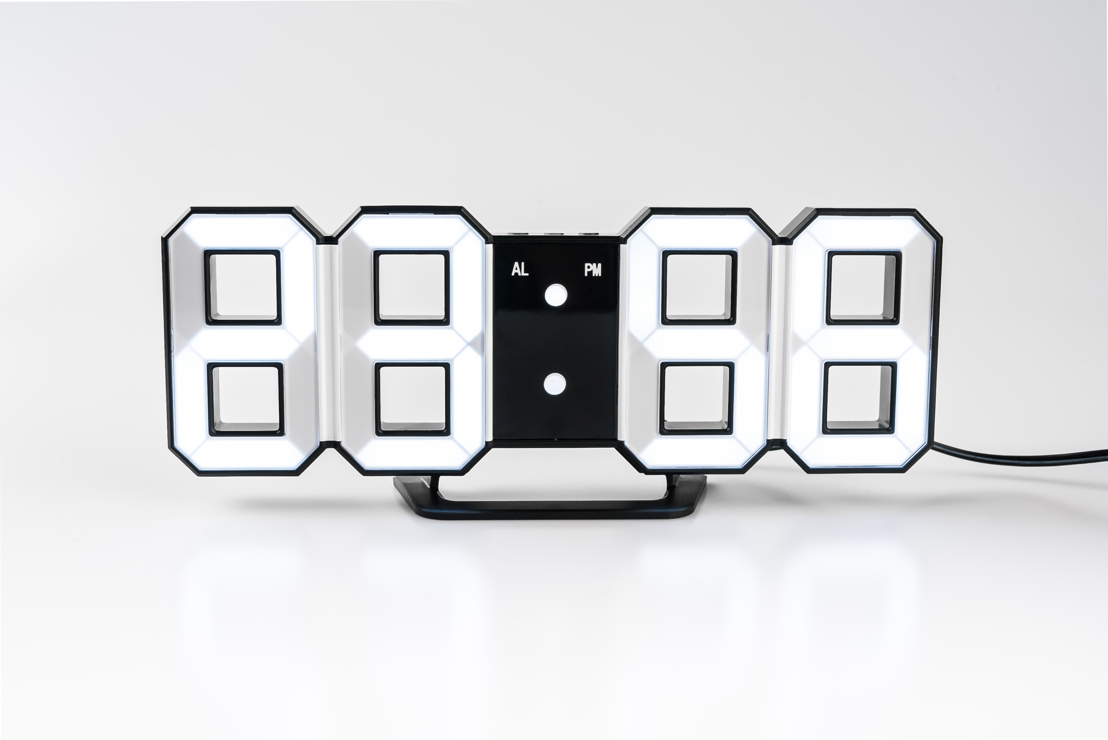 LED Wall Clock 24hr Digital Alarm - Image 3