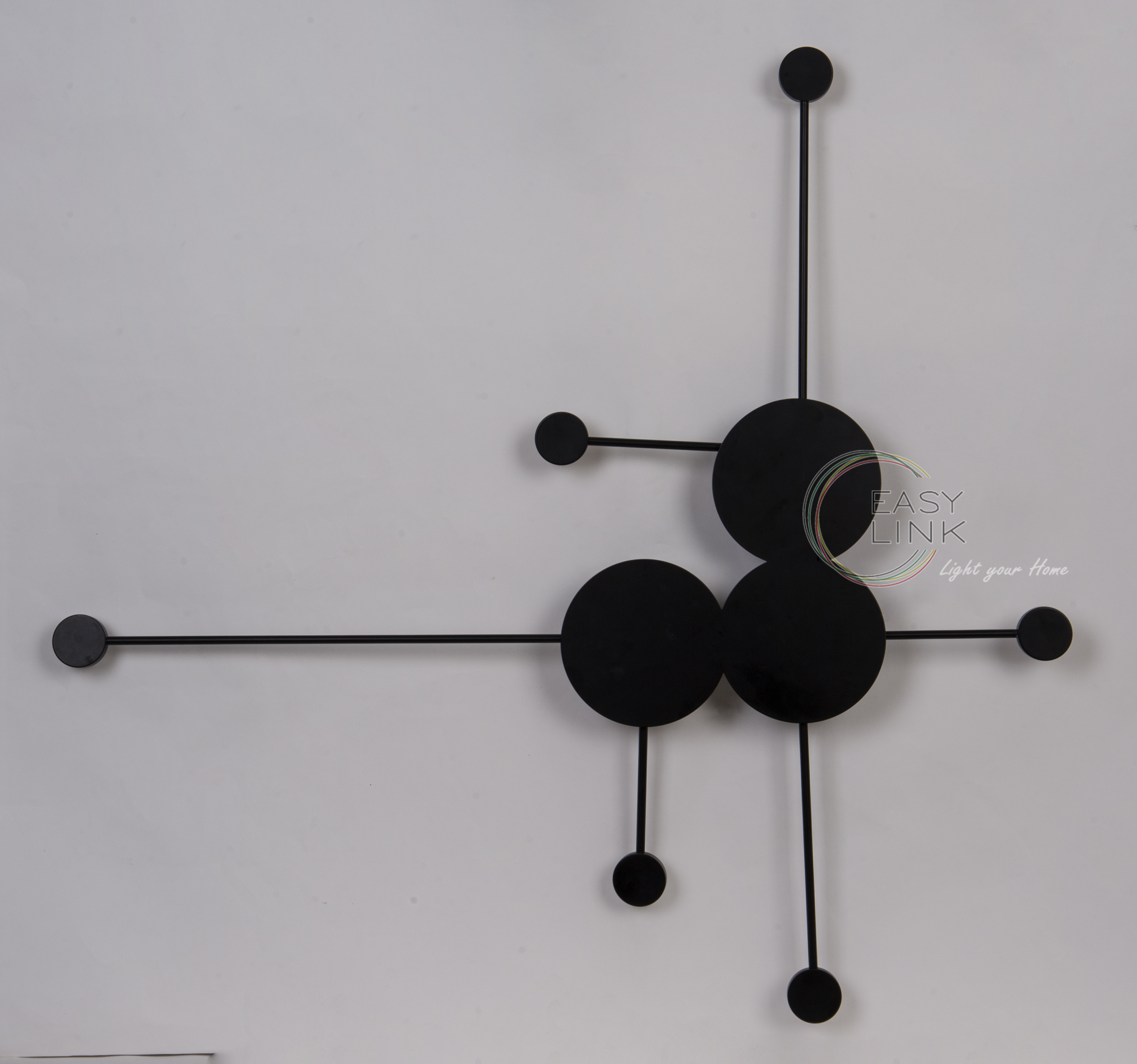 Geometric LED Wall Sconce with Six Lights