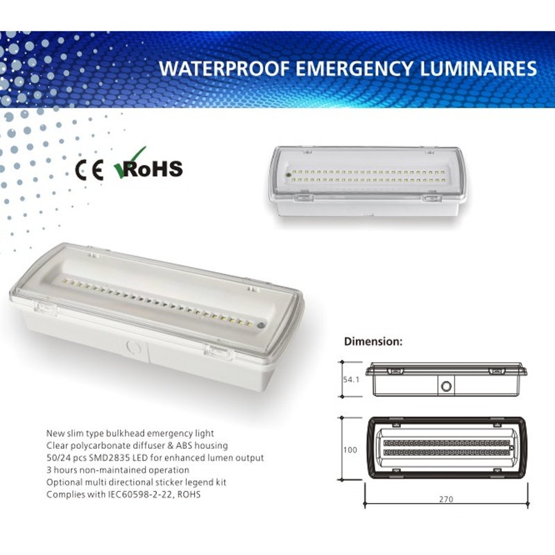 LED waterproof emergency luminaires - Image 2