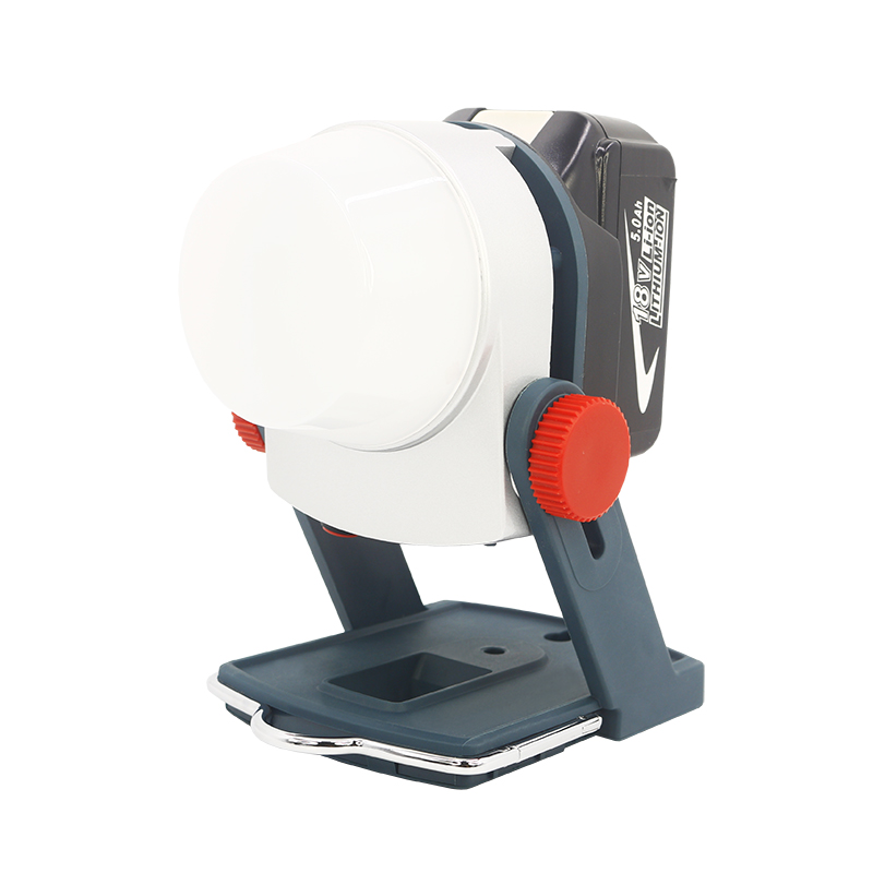 LED work light adapted with power tool battery - Image 2