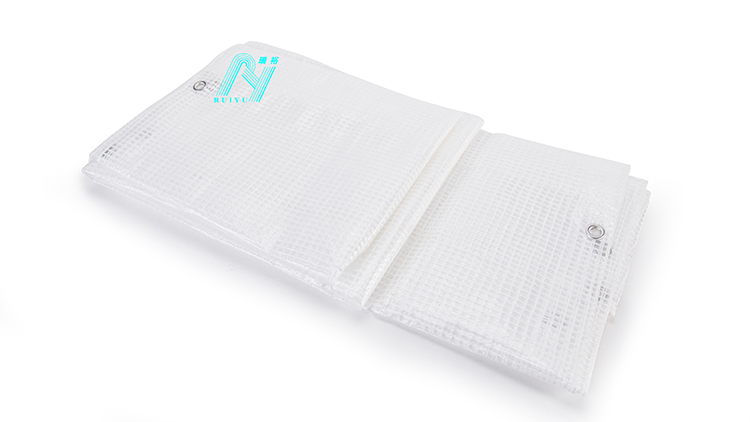 Clear Polyethylene Leno Tarpaulin