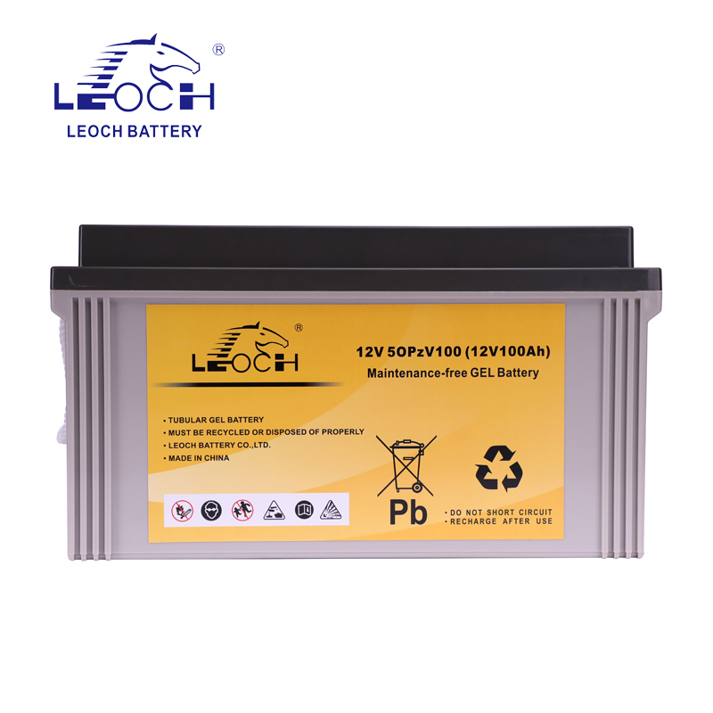 12V 100Ah Tubular Gel Battery