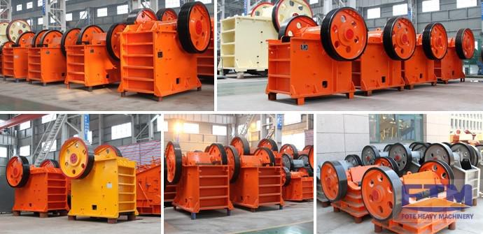 Diagram showing the internal working mechanism of the jaw crusher