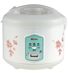 Electric Rice Cooker with Non-Stick Pot