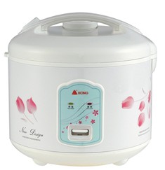 Electric Rice Cooker with Non-Stick Pot