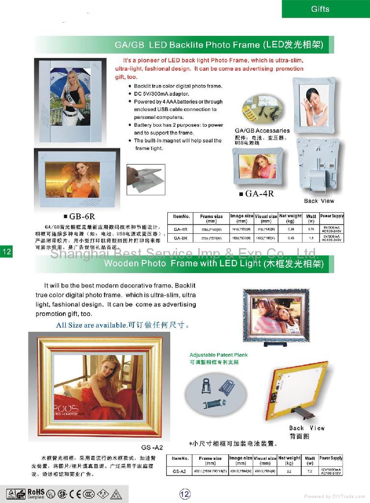 LED Backlit Photo Frame