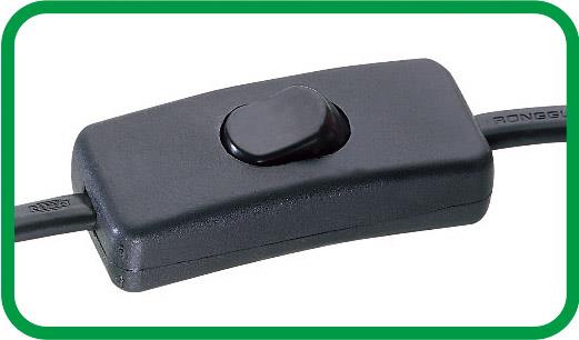 Inline Cord Rocker Switch