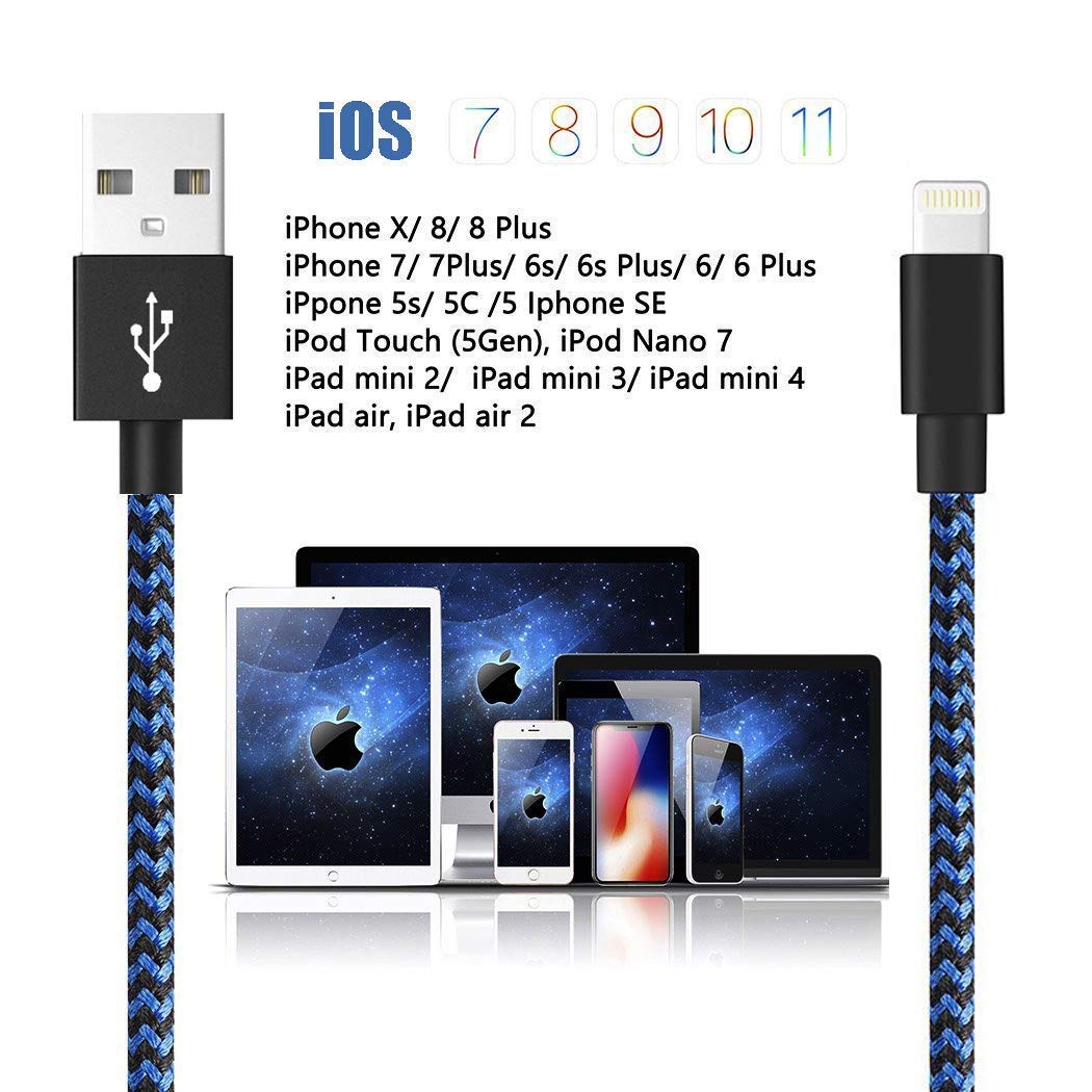 MFi Certified Lightning Cable 5-Pack