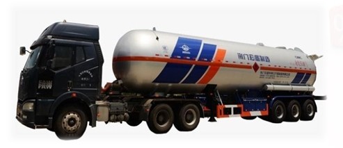 Liquefied Gas Tanker Truck