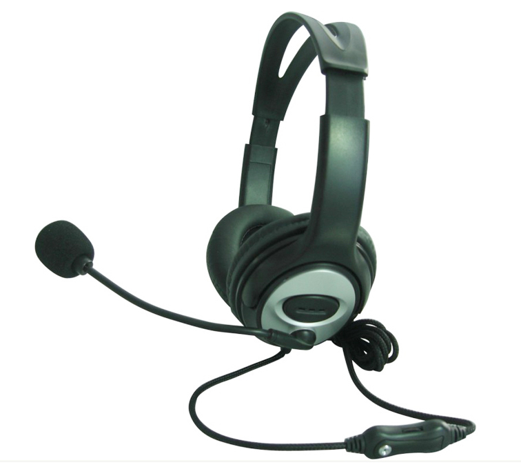 Over-Ear Stereo Headset with Microphone