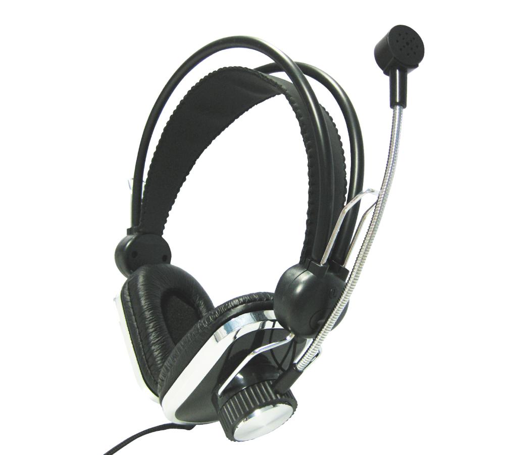 Stereo Headset with Boom Microphone