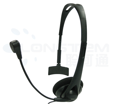 Single-Ear Stereo Headphone with Mic