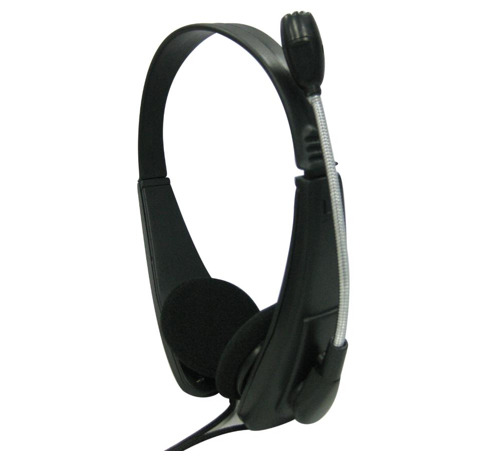 Over-Ear Wired Headset with Microphone