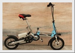 Folding Commuter Bicycle with Integrated Lighting