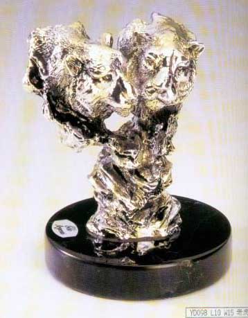 Tiger Head Sculpture
