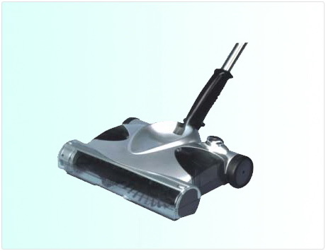 Floor Sweeper with Rotating Brush