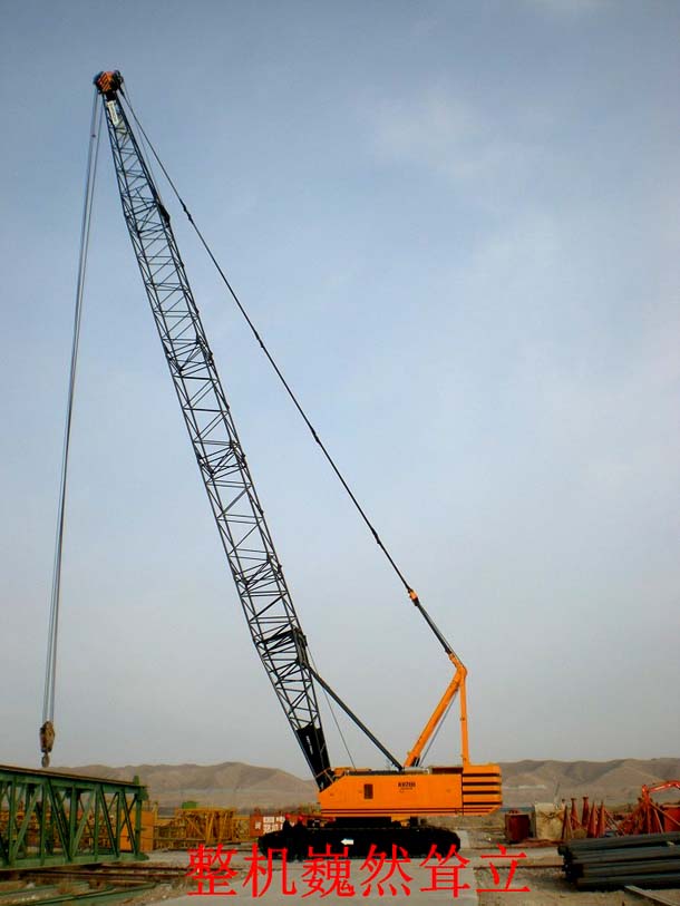 Crawler Crane with Lattice Boom