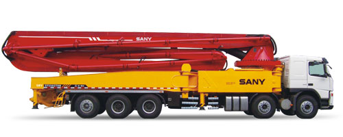 Truck-Mounted Concrete Pump with Multi-Section Boom