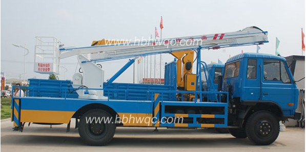 Telescopic Boom Aerial Work Platform Truck