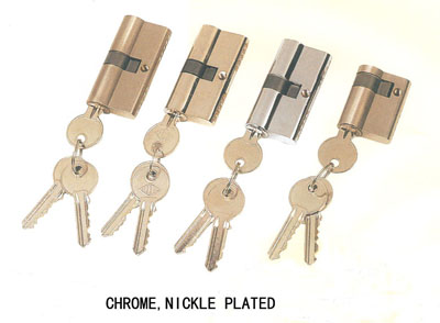 High-Security Cylinder Lock with Multiple Keys