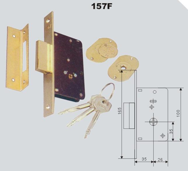 Interior Door Mortise Lock Set with Keys