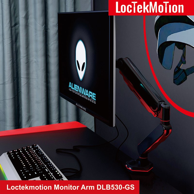 Loctekmotion Monitor Arm DLB530-GS - Image 3