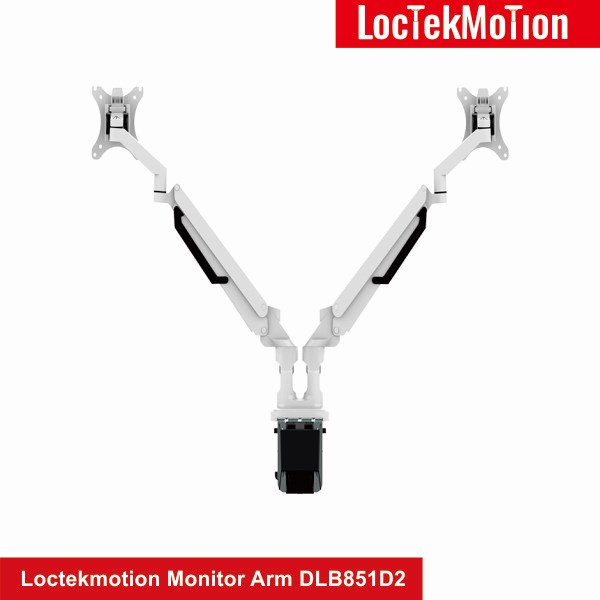 Dual Monitor Arm with Gas Spring