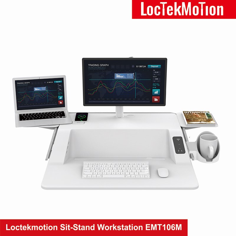 Loctekmotion Sit-Stand Workstation EMT106M - Image 3