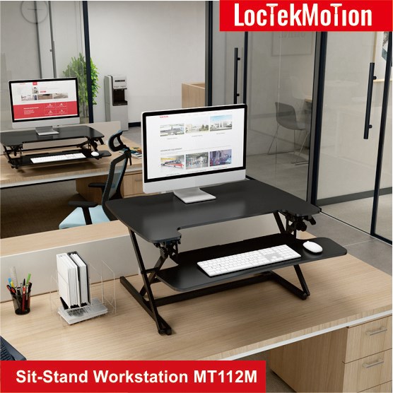 Loctekmotion Sit-Stand Workstation EMT112M - Image 3