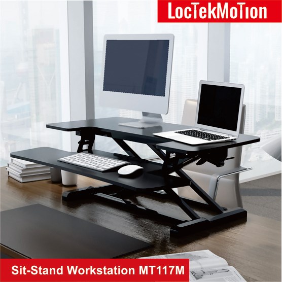 Loctekmotion Sit-Stand Workstation MT117M - Image 3