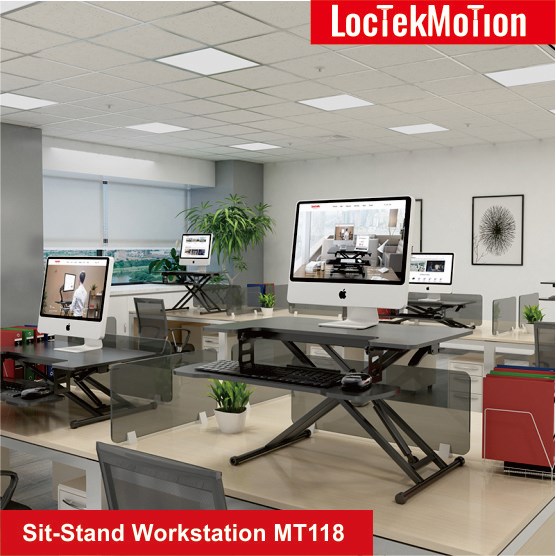 Loctekmotion Sit-Stand Workstation MT118 - Image 3