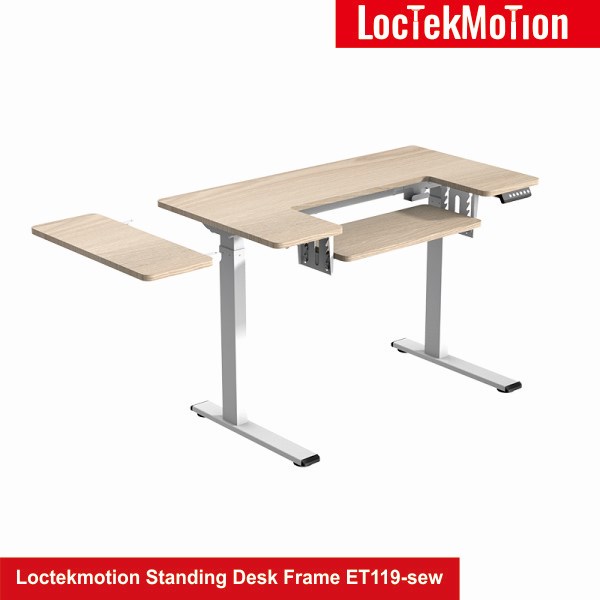 Adjustable Height Sewing and Craft Table Frame