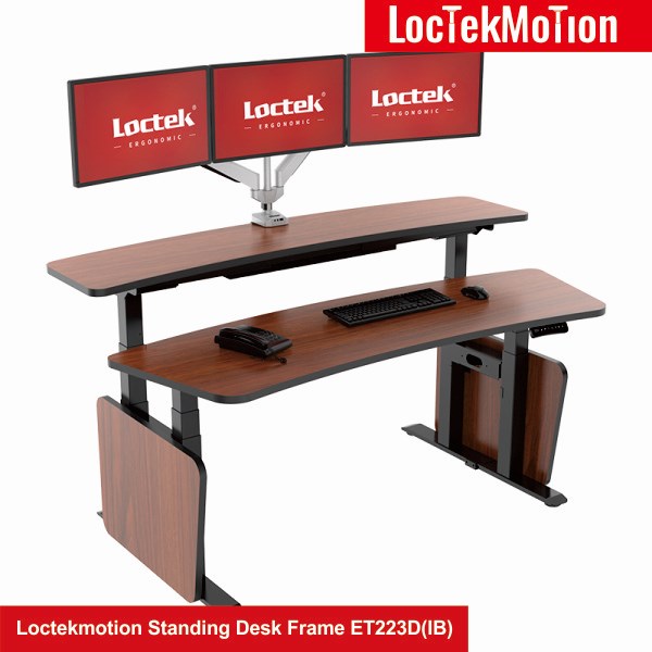 Loctekmotion Standing Desk Frame ET223D(IB) - Image 2