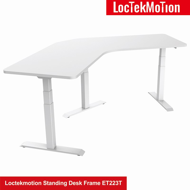 Height Adjustable 3-Leg Standing Desk Frame