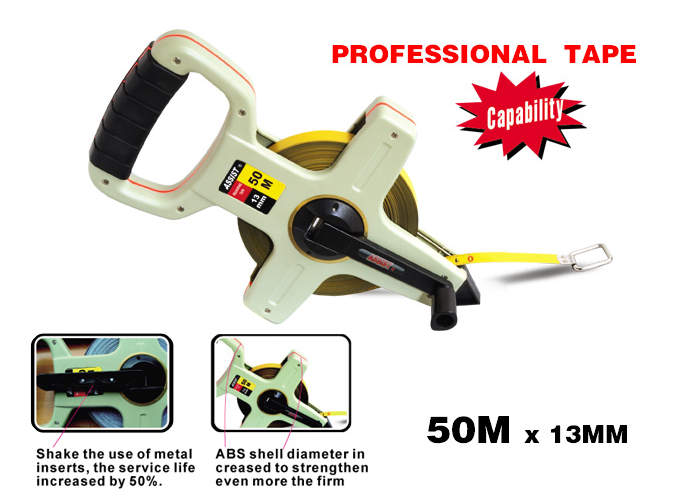 Long Steel Tape Measure with ABS Shell