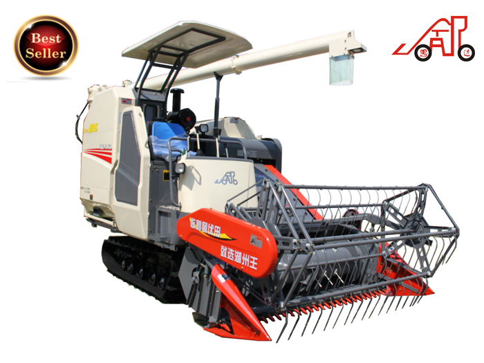 Longitudinal axial flow type whole feeding combine harvester for rice wheat and soybean - Image 2