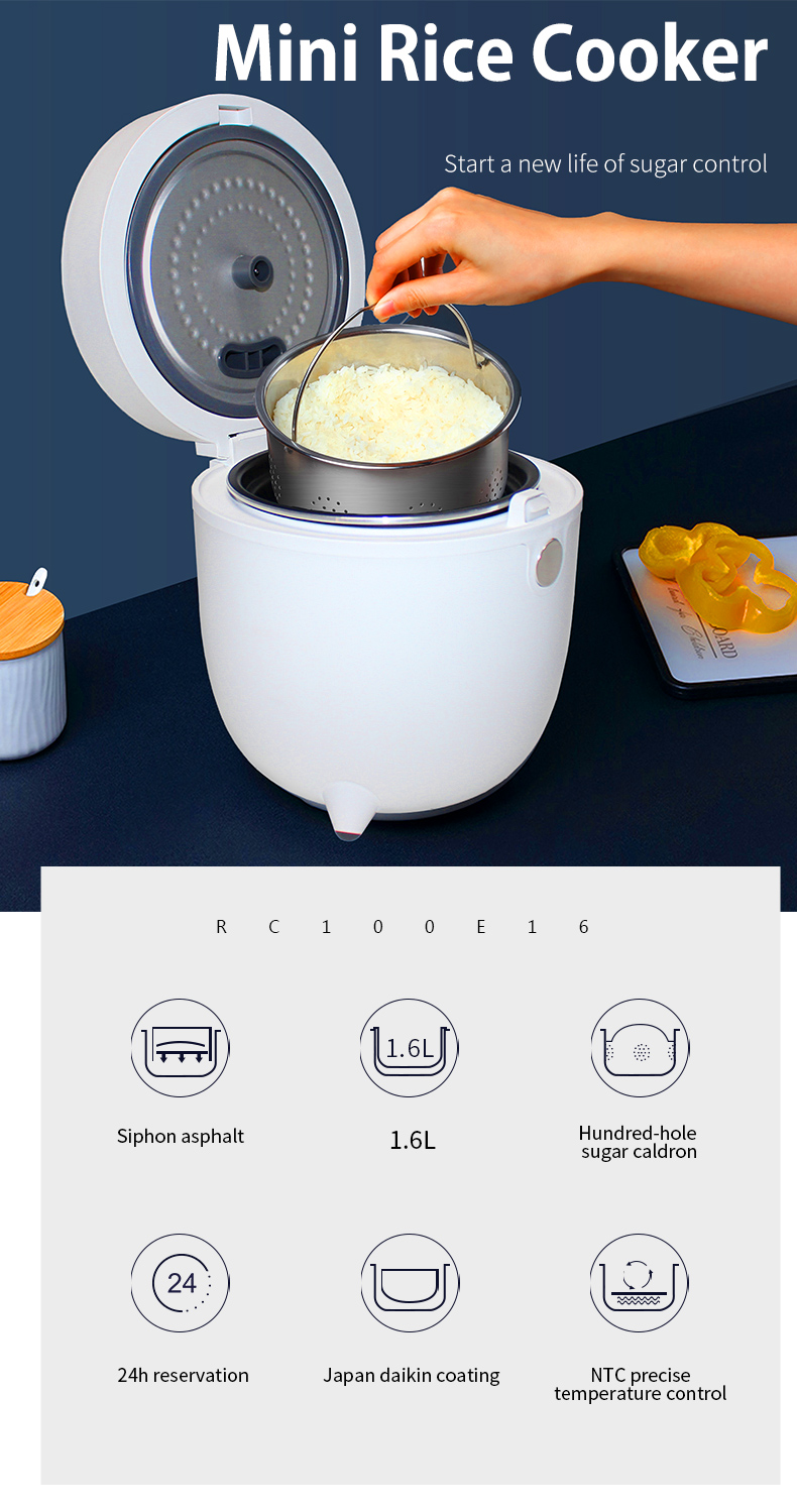 Low sugar rice cooker features overview