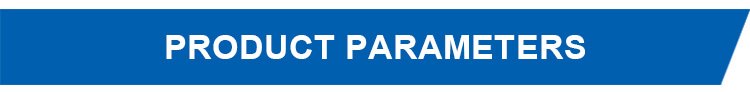 Product parameters banner