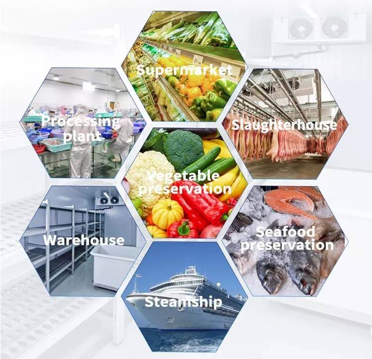 Industrial applications of the refrigeration unit
