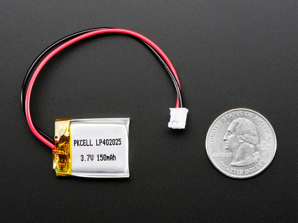 3.7V 150mAh Lithium Polymer Battery