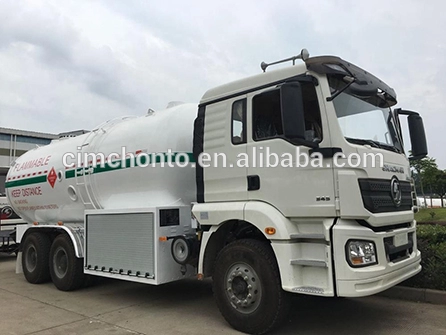 Technical diagram of the LPG tank truck