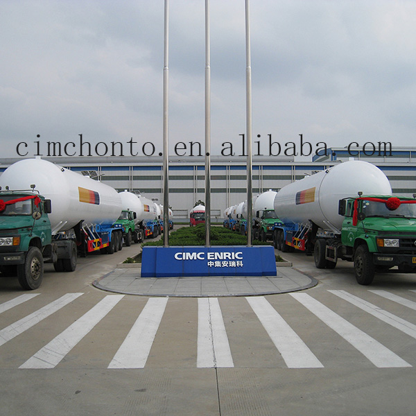LPG semi-trailer side profile
