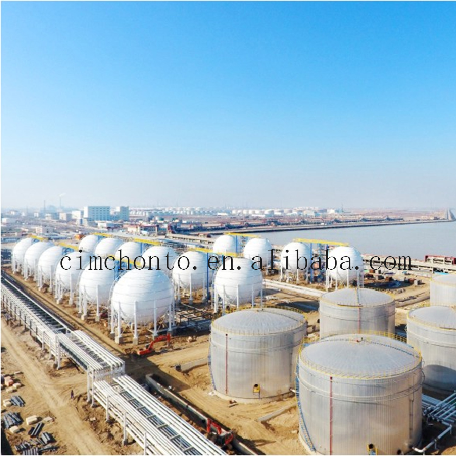 Large-scale spherical tank facility