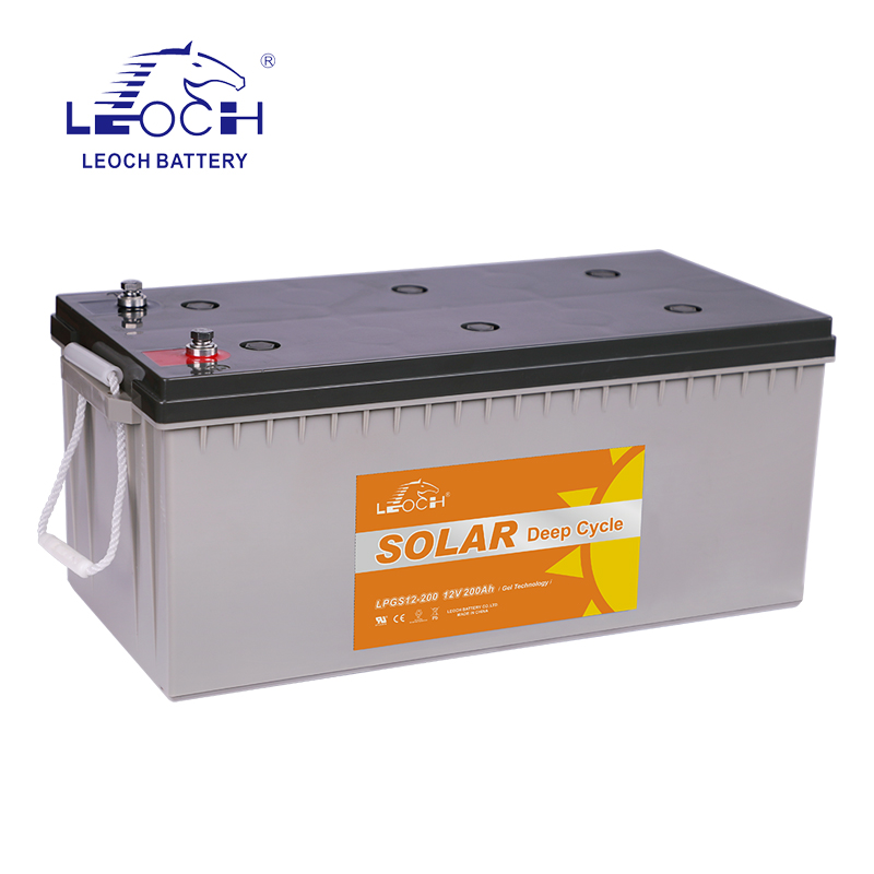 12V 200Ah Deep Cycle Gel Battery for Solar Applications