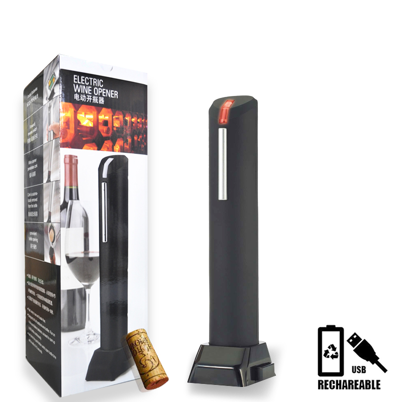 Electric Wine Opener Gift Set with Foil Cutter