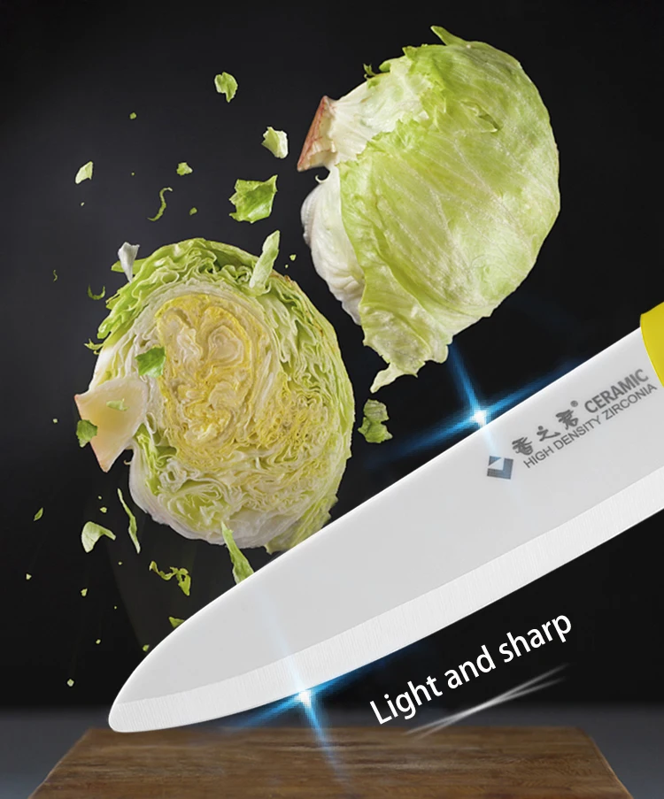 Ergonomic ceramic knife handle design